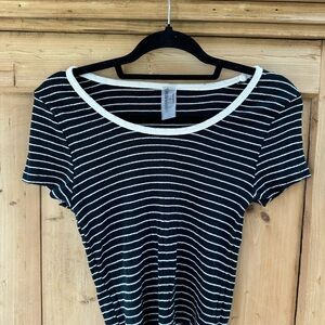 Elegant Striped Women's Tee